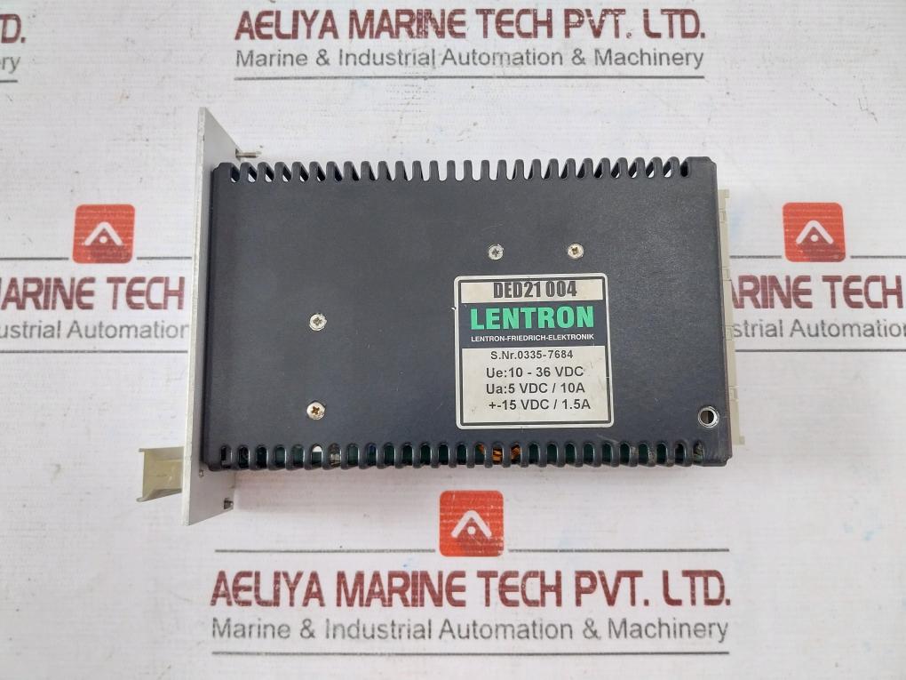 Lentron Ded21 004 Dc/Dc Converter 10-36 Vdc 5 Vdc/10A 15 Vdc/1.5A