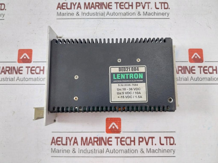 Lentron Ded21 004 Dc/Dc Converter 10-36 Vdc 5 Vdc/10A 15 Vdc/1.5A