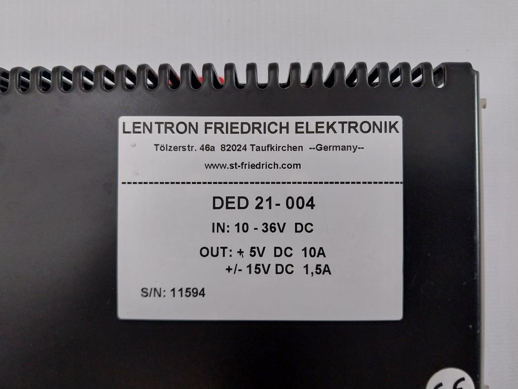 Lentron Friedrich Elektronik Ded 21-004 Dc Power Supply 10-36V Dc