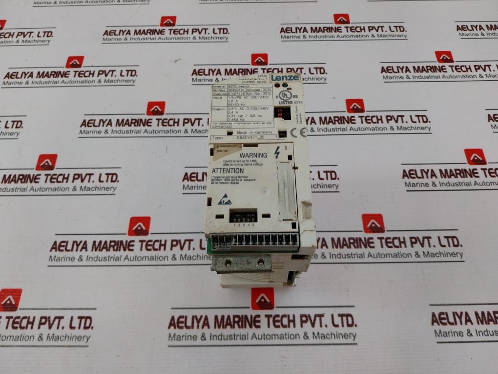 Lenze 8200 Vector E82Ev371_2C Inverter Ver 3C35
