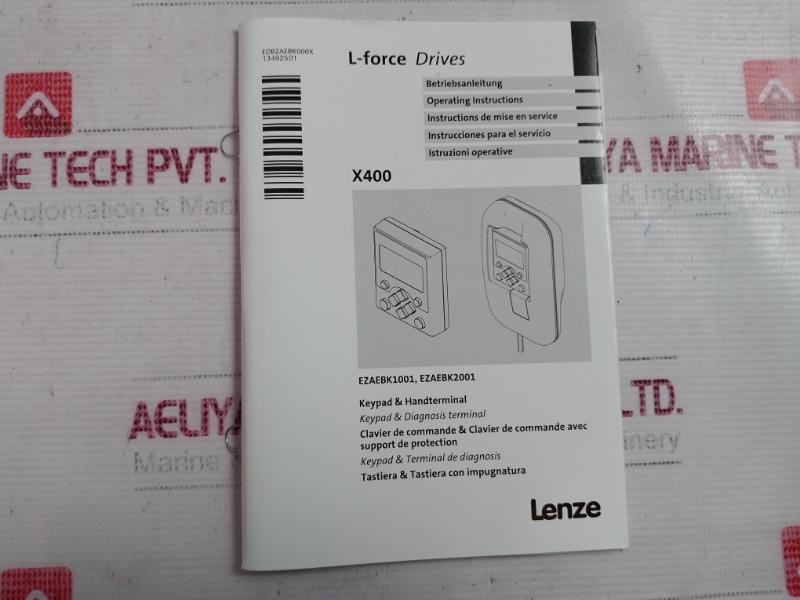 Lenze Devices Ezaebk1001 Keypad Operating Module 400001196