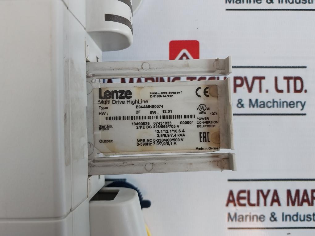 Lenze E94Amhe0074 Multi Drive Input-dc24V 0.90A Output-dc24V 0.70A