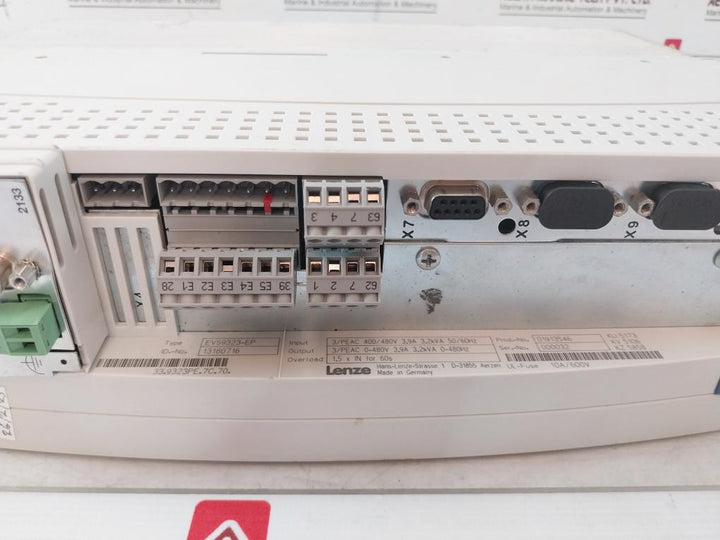 Lenze Evs9323-ep Servo Controller 13180716 3/Peac 400/480V 3.9A 3.2Kva 50/60Hz