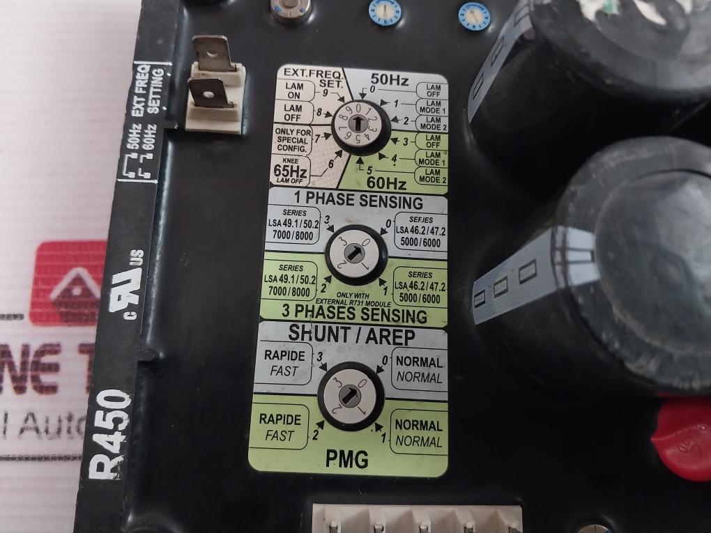 Leroy-somer R450 Automatic Voltage Regulator Board 50Hz/60Hz