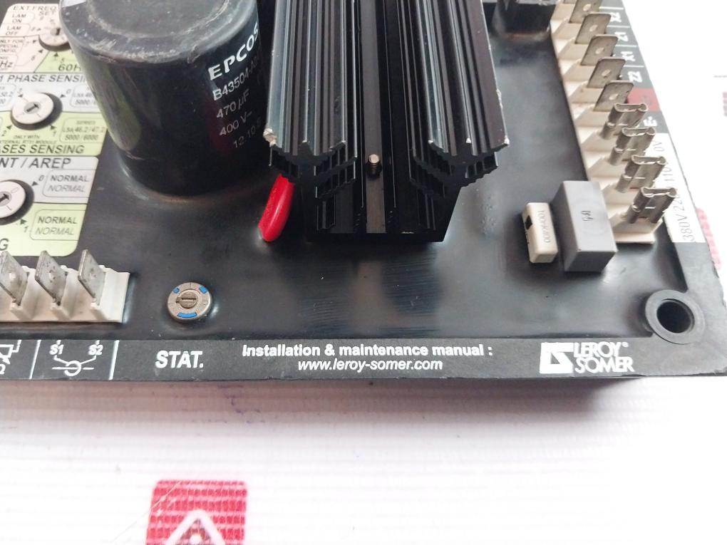 Leroy-somer R450 Automatic Voltage Regulator Board 50Hz/60Hz