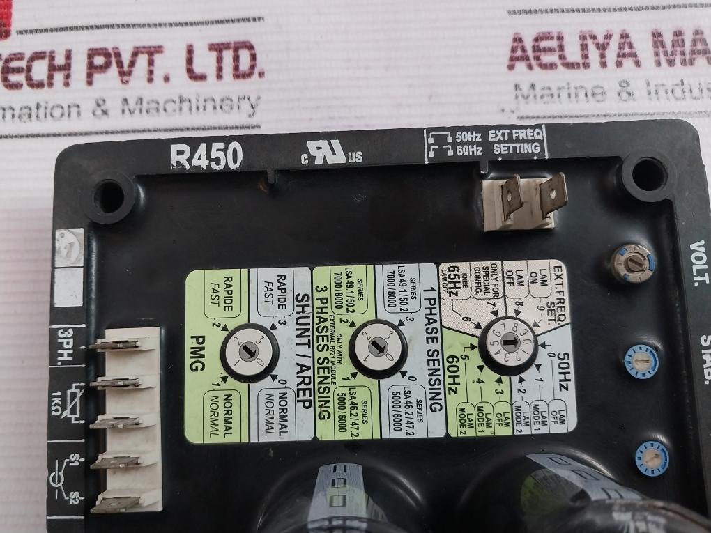 Leroy-somer R450 Automatic Voltage Regulator Board 50Hz/60Hz