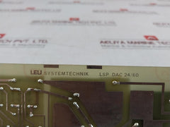 Leu Systemtechnik Lsp Dac 24/60 Test Generator Board