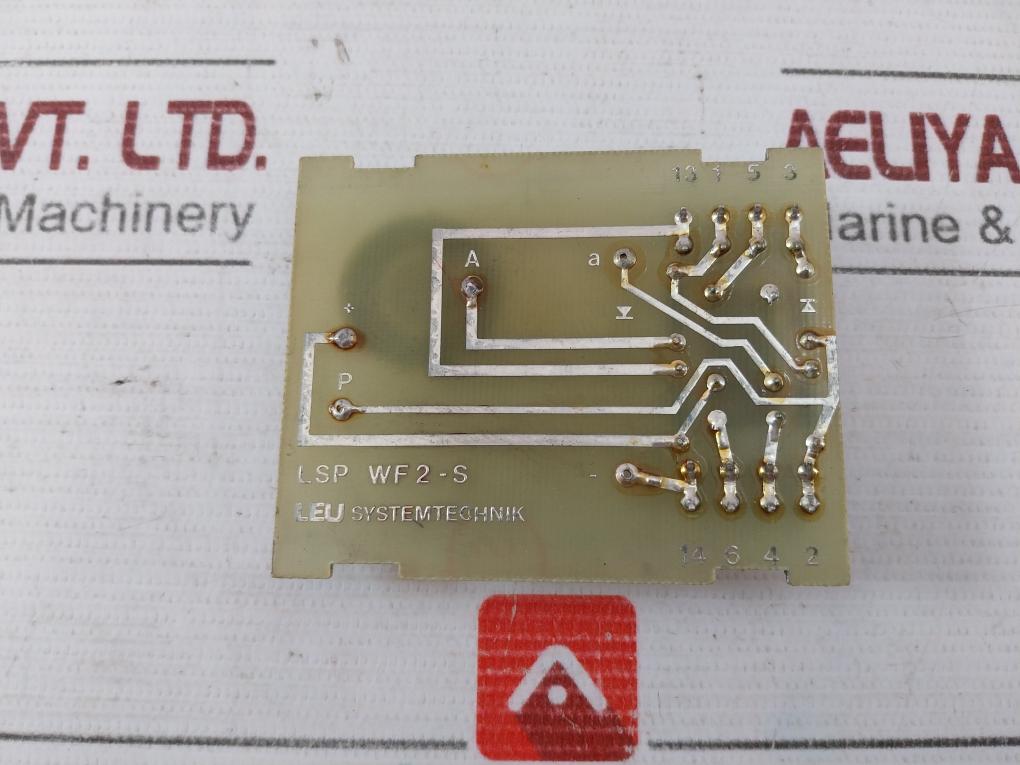 Leu Systemtechnik Lsp Wf2-s Monitoring Board V23040-a0004-b201 24V