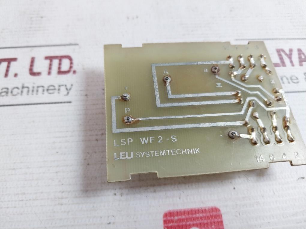 Leu Systemtechnik Lsp Wf2-s Monitoring Board V23040-a0004-b201 24V