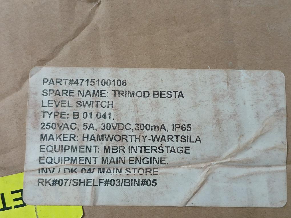 Level Switch B 01 041 Trimod Besta