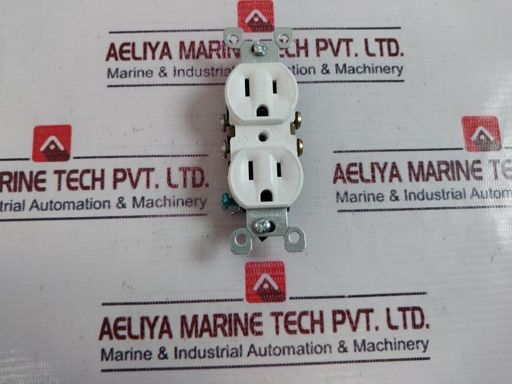 Lot of 10X Leviton 5320-WCP Duplex Receptacle 15A 125V