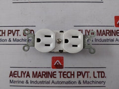 Lot of 2X Leviton Duplex Receptacle 15A 125V