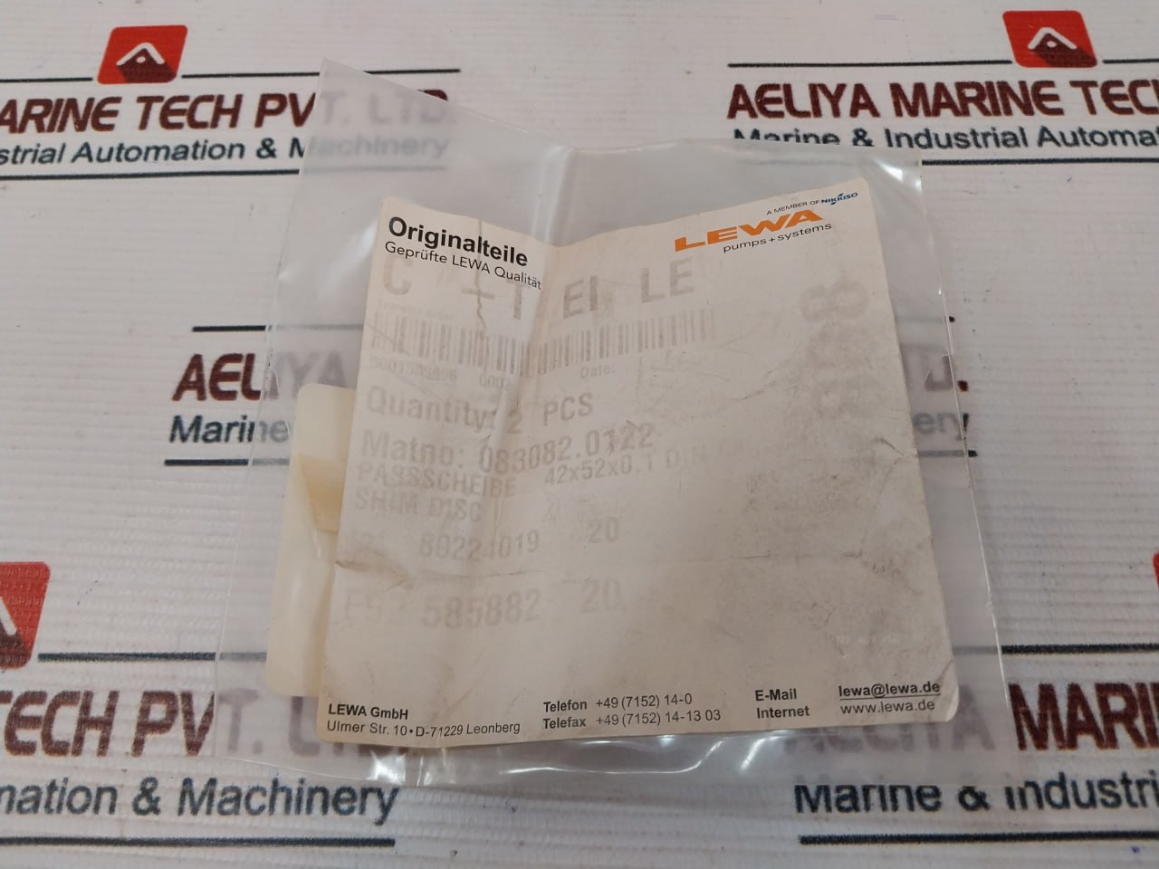 Lewa 083082.0122 Ball Valve Set