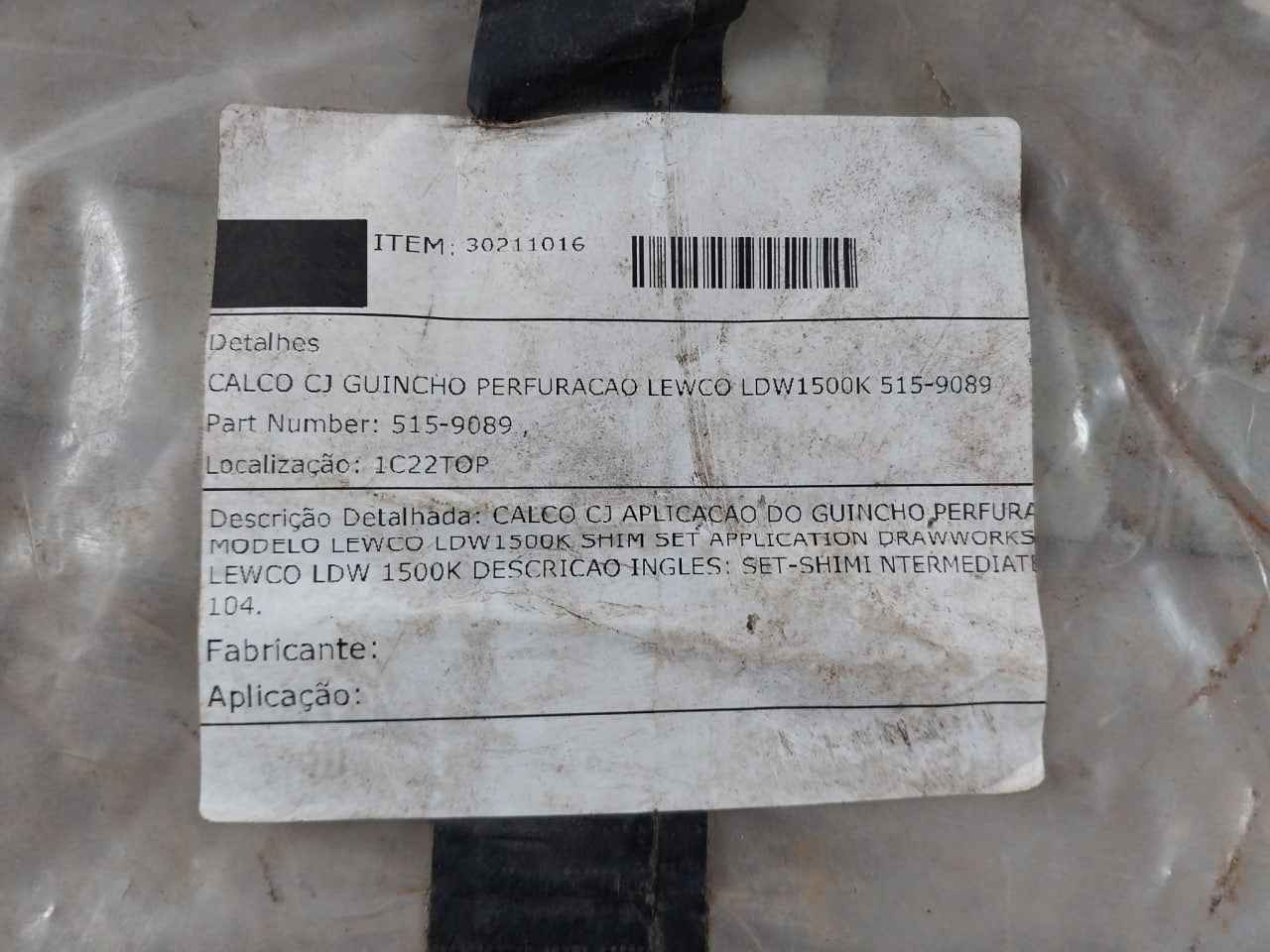 Lewco 515-9090 Shim Bearing Retainer Set For Drawworks Ldw 1500K, 515-9089