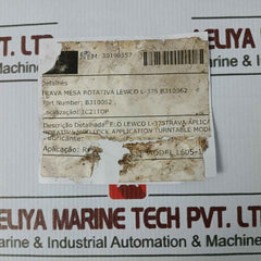 Lewco B310062 L-375 Lock Application For Turntable Mod Rev 03 1503636070