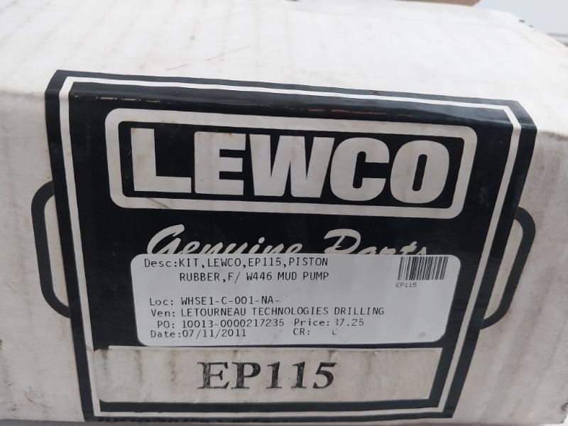 Lewco Ep115 Piston Rubber Kit For W446 Mud Pump 6 Inch Series B