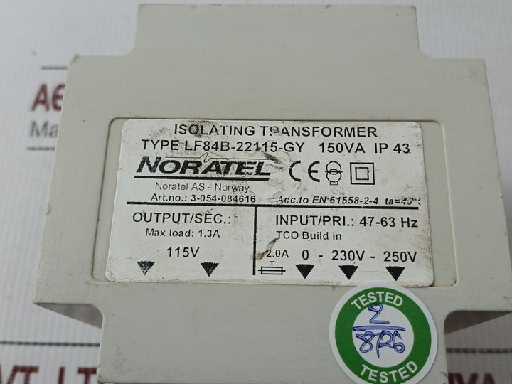 Lf84B-22115-gy-Isolating-Transformer-47-63Hz-1-3A-Noratel-209034-7