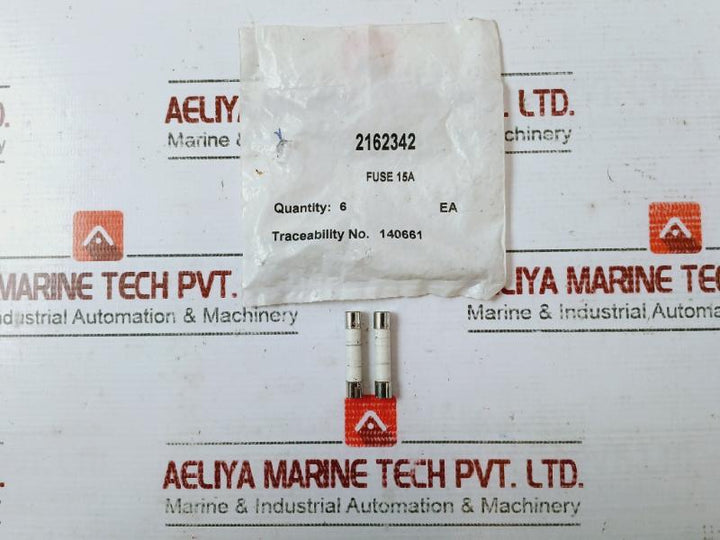 Lot of 6X LF Fuse 326 15A 250V Traceability No 140661