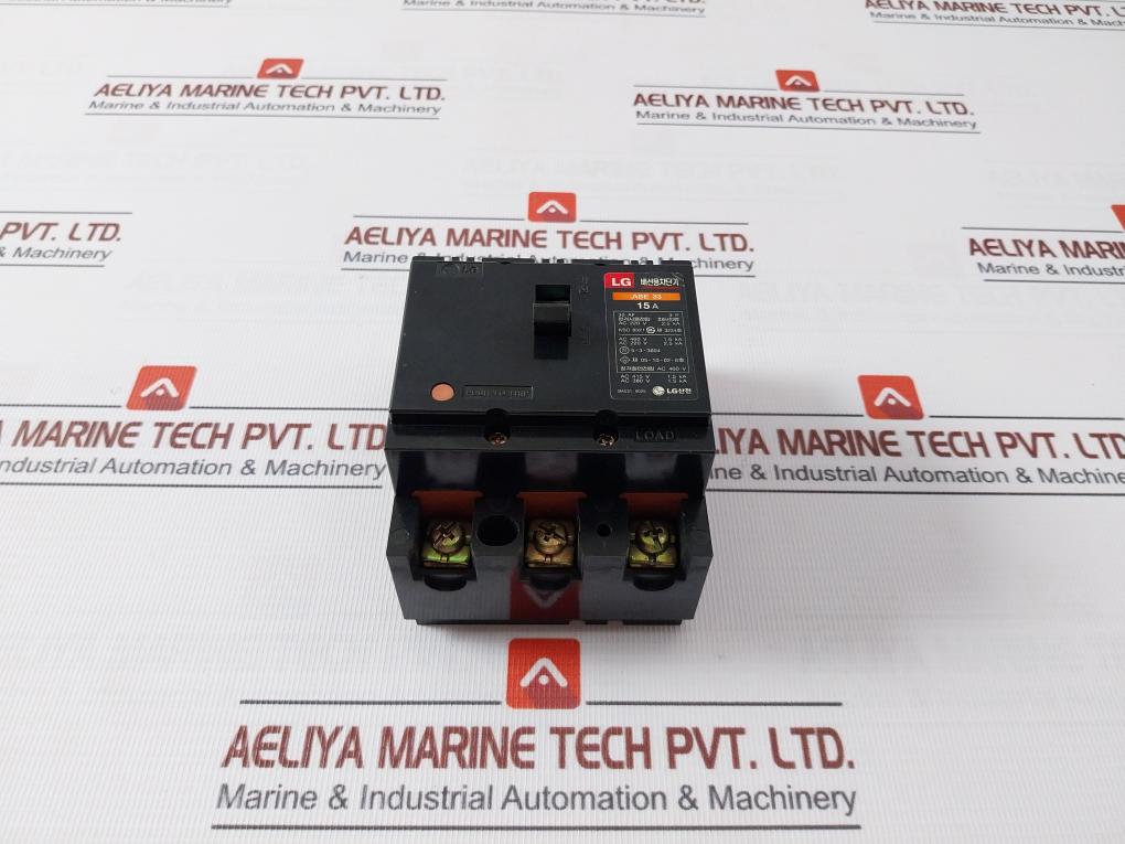 Lg Abe 33 Molded Circuit Breaker 15A Ac460V 1.5Ka Ac220V 2.5Ka Ac415V Ac380V
