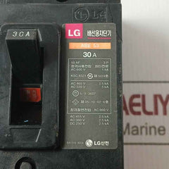 Lg Abe 53 3 Pole Molded Case Circuit Breaker For Wiring Ac 600V 30A Ba 510 9054