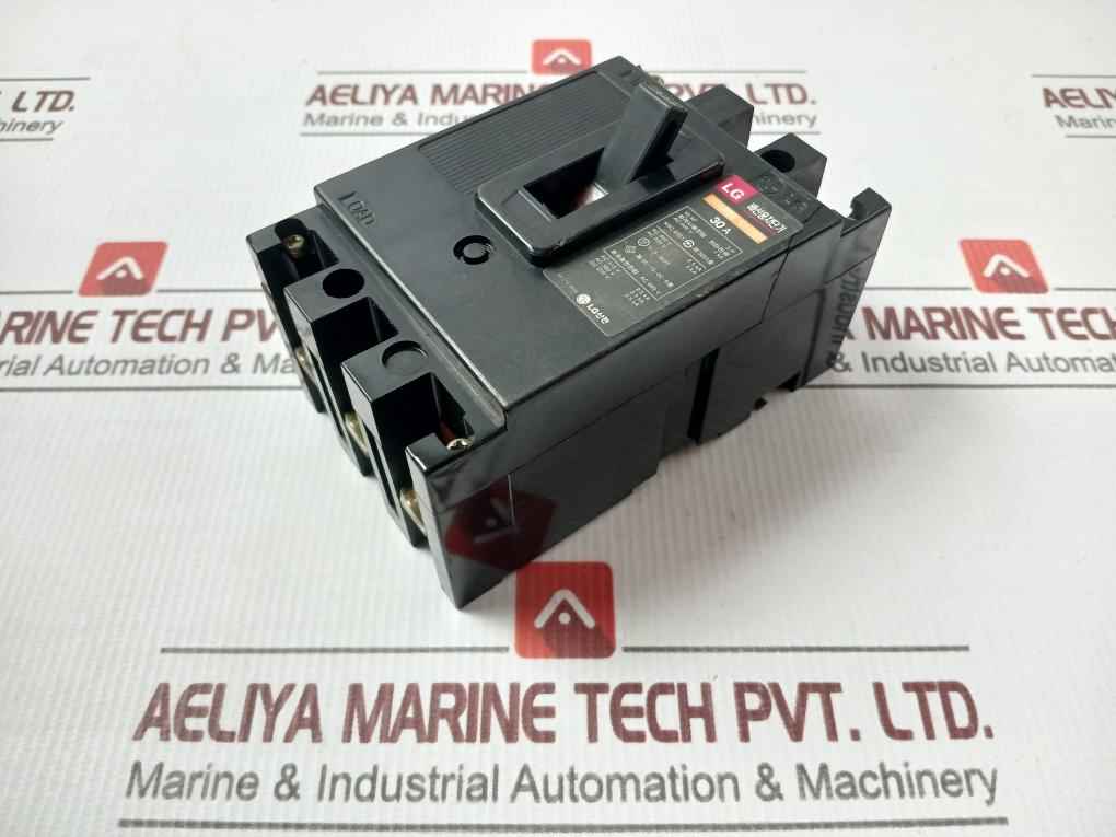 Lg Abe 53 3 Pole Molded Case Circuit Breaker For Wiring Ac 600V 30A Ba 510 9054