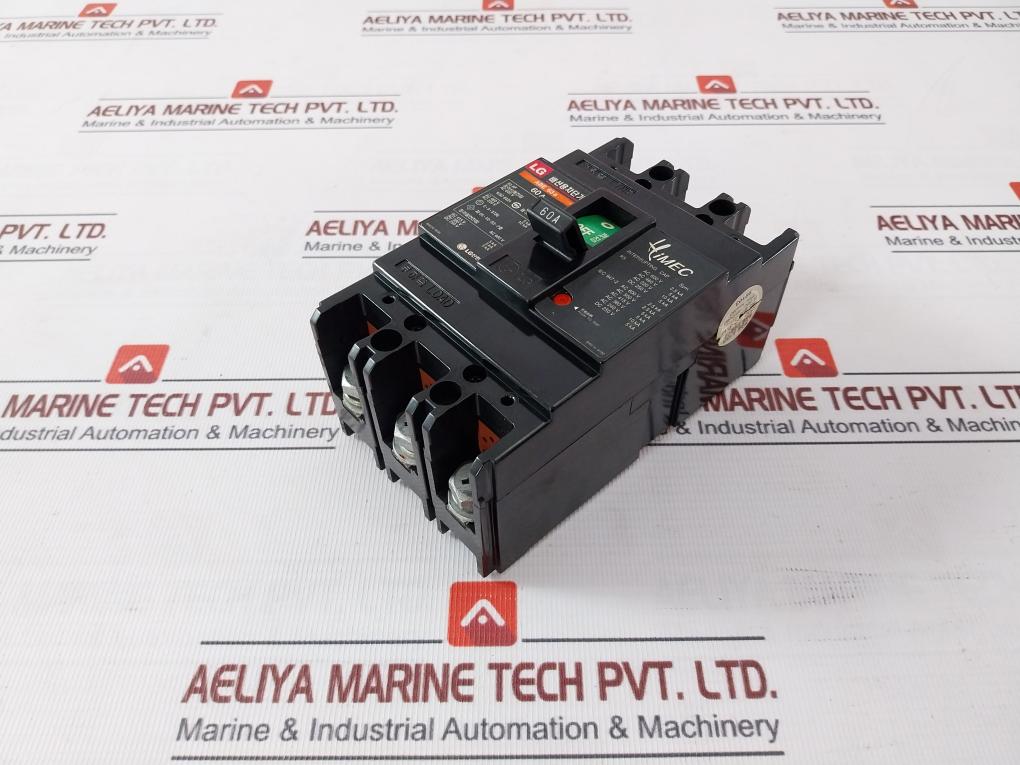 Lg Abe 63A Molded Circuit Breaker 60A Ac600V 2.5Ka Ac660V Ac460V 5Ka Ac220V 10Ka