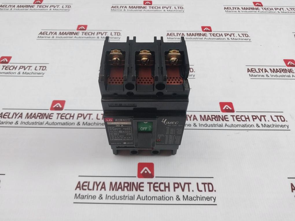 Lg Abs 33A Molded Circuit Breaker Ac600V 2.5Ka Ac220V 10Ka