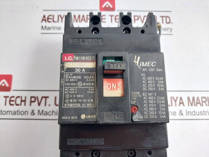 Lg Abs 33A Multi Current Circuit Breaker Ac600V 2.5Ka Ac220V 10Ka