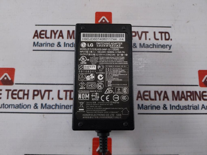 Lg Ads-24Np-12-1 12024G Switching Adapter Eay60740801