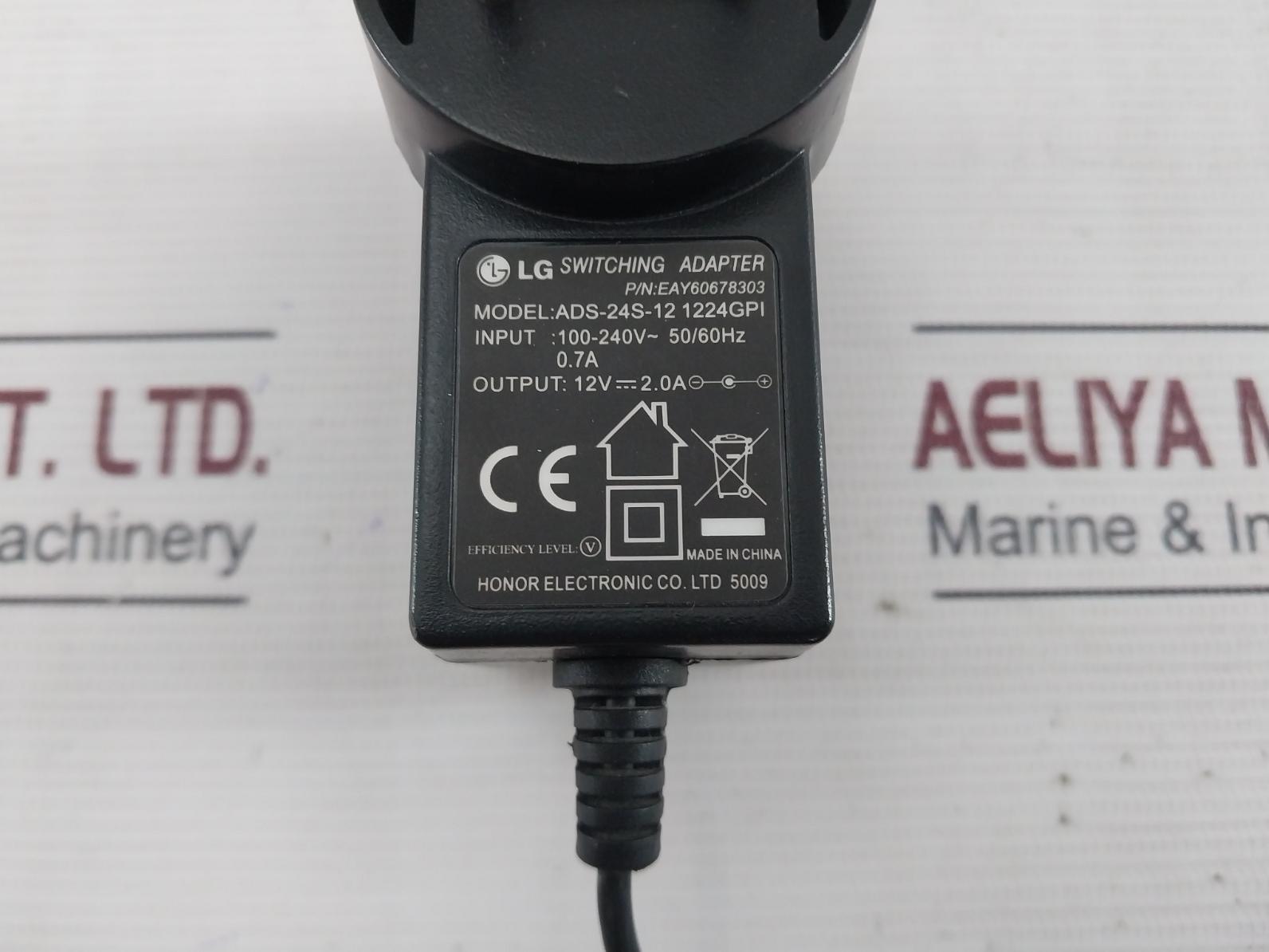 Lg Ads-24S-12 1224Gpi Switching Adapter 100-240V-50/60Hz