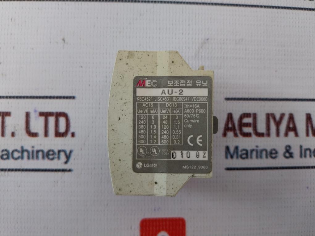 Lg Au-2 Auxiliary Contact Unit