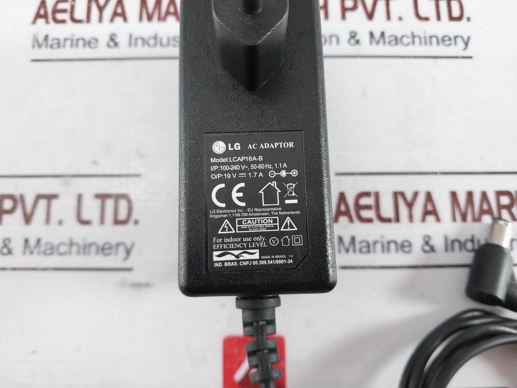 Lg Lcap16a-b Ac Power Supply Adapter 100-240 V~ 50-60hz 1.1a