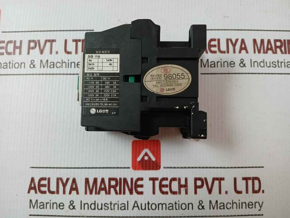 Lg Auxiliary Relay Contactor 16A Srx-4P