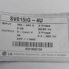 Lg Sv008Ig-4 Svc Adjustable Frequency Inverter Drive 380-480V 3Phase 5.3A