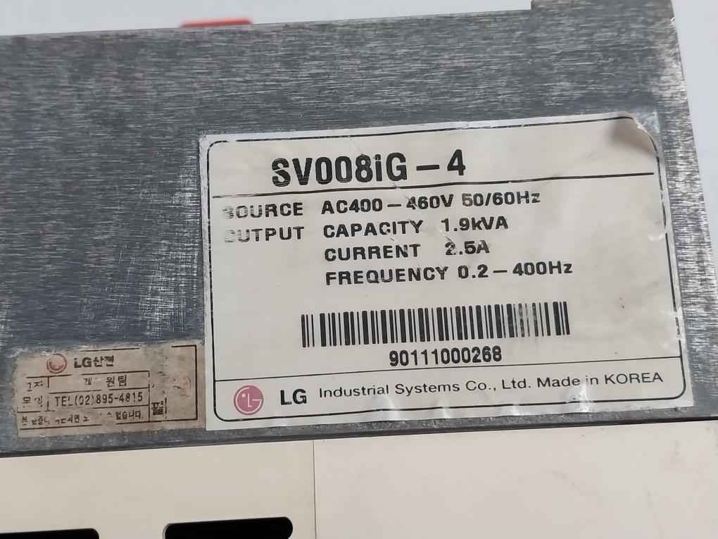 Lg Sv008Ig-4 Svc Adjustable Frequency Inverter Drive 380-480V 3Phase 5.3A