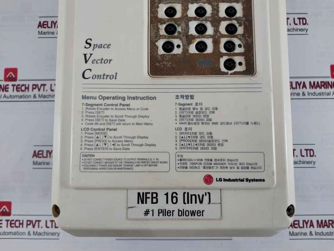 Lg Sv022Is3-4N Ac Motor Speed Controller Drive Ac380-460V 50/60Hz (Not Working)