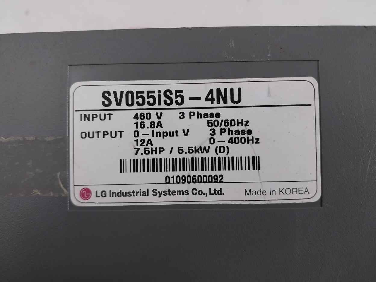 Lg Sv055Is5-4Nu Variable Frequency Drive 3Phase 50/60Hz Sv-is5 (Not Working)