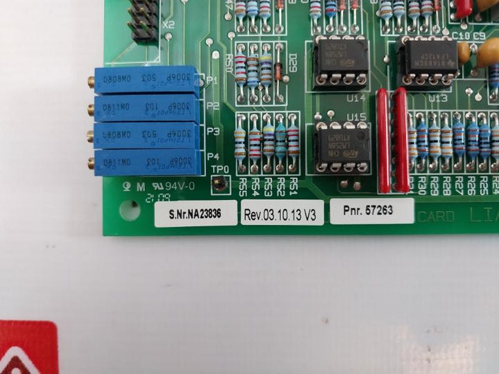 Liaaen Helitron DC0018A Supervisor Card 94V-0 10151124 631.10.90.021 DC 0018 V.3