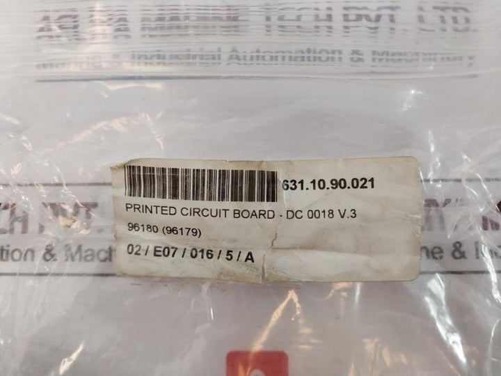 Liaaen Helitron DC0018A Supervisor Card 94V-0 10151124 631.10.90.021 DC 0018 V.3