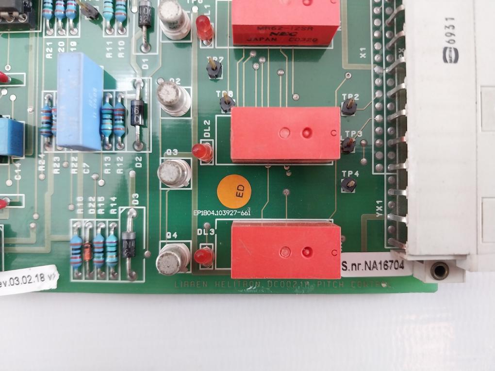 Liaaen Helitron Dc0021A Pitch Control Pcb Card