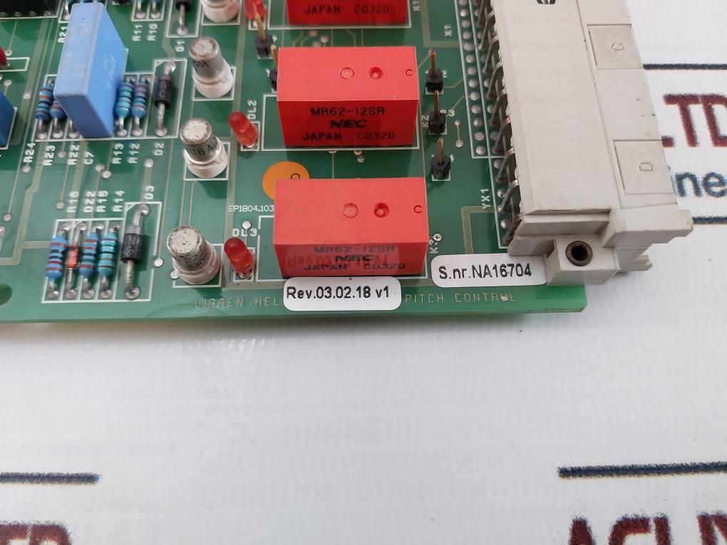 Liaaen Helitron Dc0021A Pitch Control Pcb Card