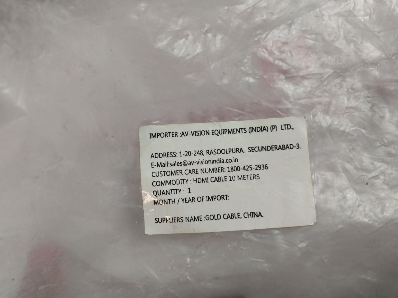 Liberty Hdmi High Speed With Ethernet Cable 10 Meter