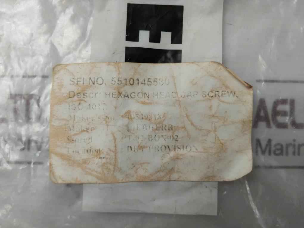 Liebherr 411515014 Assorted Fastener & Fitting Lot Bos 2600730, Bos 2600/30