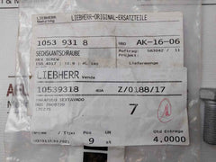 Liebherr 411515014 Assorted Fastener &amp; Fitting Lot Bos 2600730, Bos 2600/30