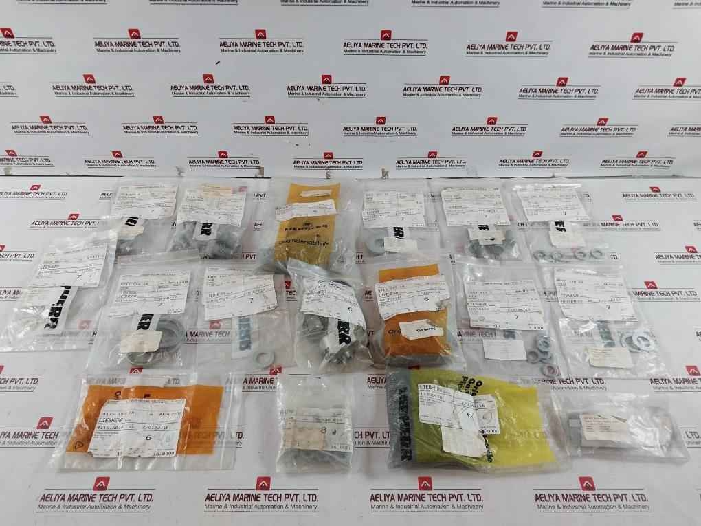 Liebherr 411515014 Assorted Fastener & Fitting Lot Bos 2600730, Bos 2600/30