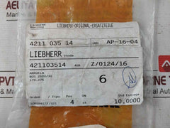 Liebherr 411515014 Assorted Fastener &amp; Fitting Lot Bos 2600730, Bos 2600/30