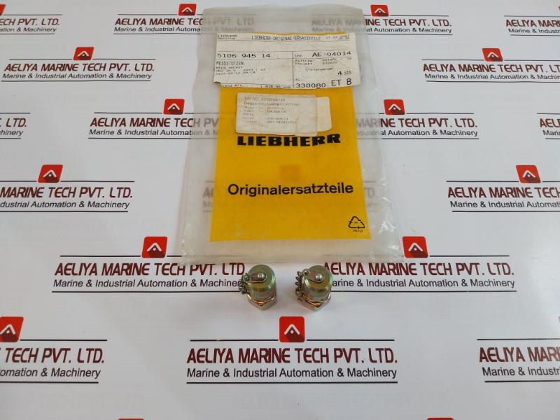 Liebherr 510694514 Oil Drain Screw With Valve 2103-94-10.98-lr