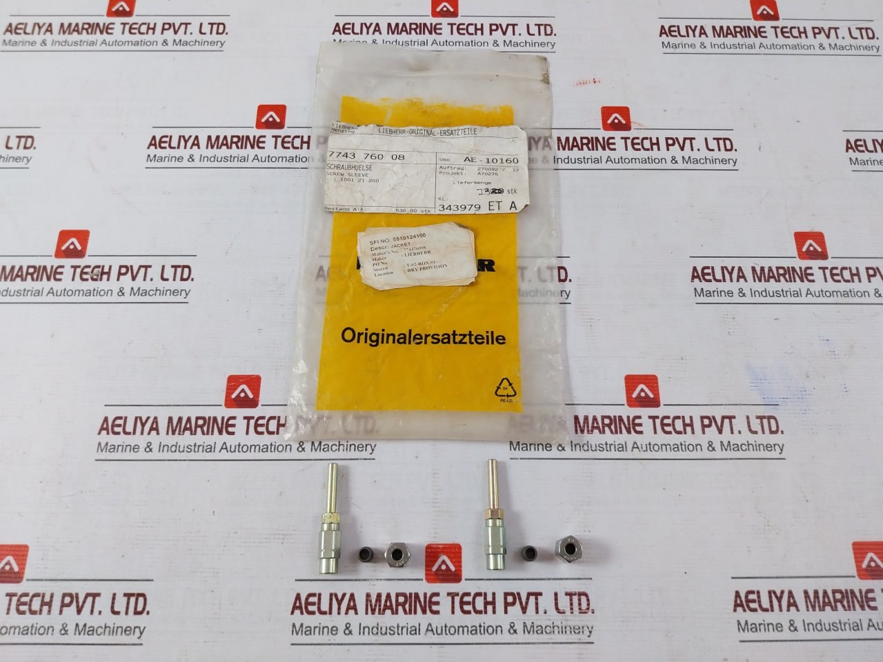 Liebherr 774376008 Stainless Steel Screw Sleeve Concrete Anchor Bolt