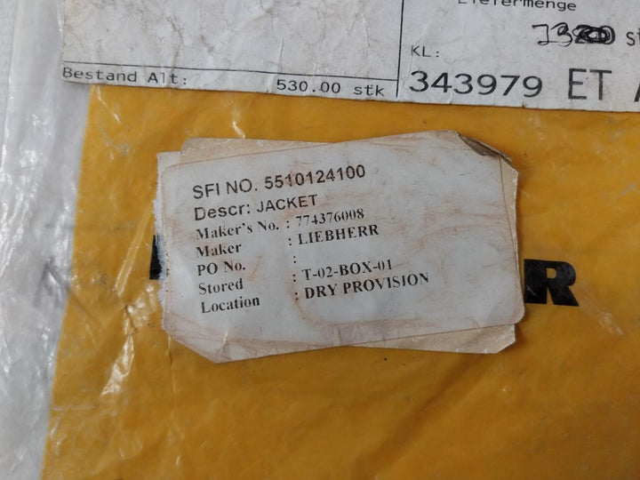 Liebherr 774376008 Stainless Steel Screw Sleeve Concrete Anchor Bolt