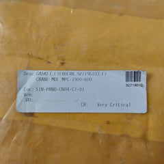 Liebherr 927196103 Gasket For Crane Model Mpc?1900?60D